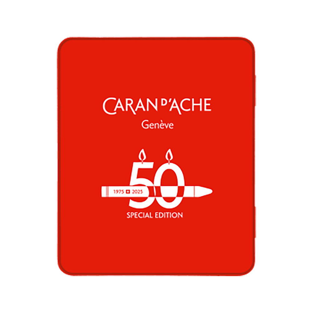 CARAN D'ACHE Neocolor II 50 Years Pastels Metal Box of 10 Dark