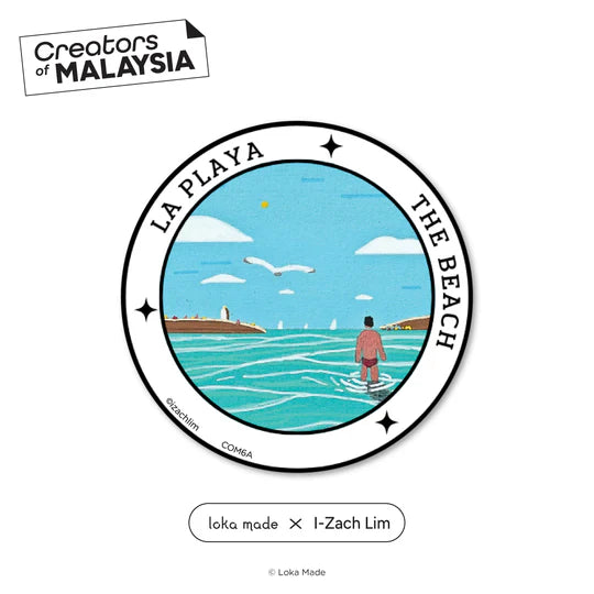 LOKAMADE Luggage Sticker : Creators of Malaysia I-Zach Lim / A