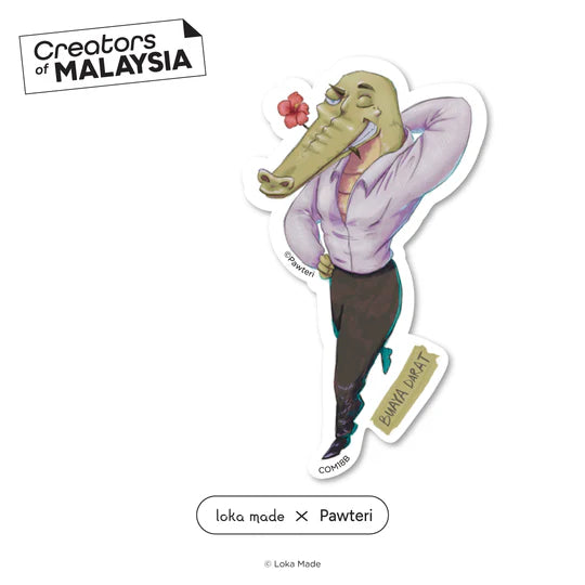 LOKAMADE Luggage Sticker : Creators of Malaysia Pawteri / B