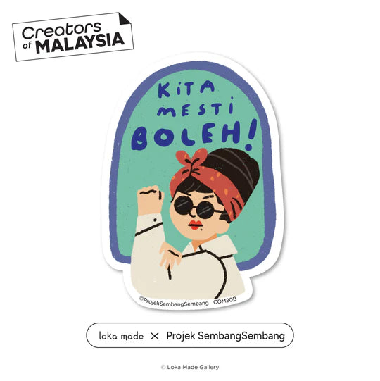 LOKAMADE Luggage Sticker : Creators of Malaysia Projek SembangSembang / B
