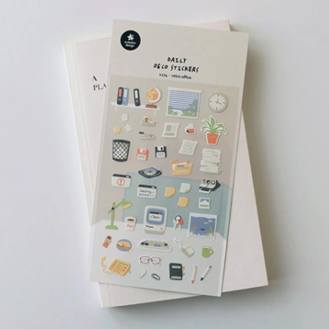 SUATELIER Sticker Retro Office