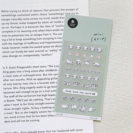 SUATELIER Sticker Deco Cats