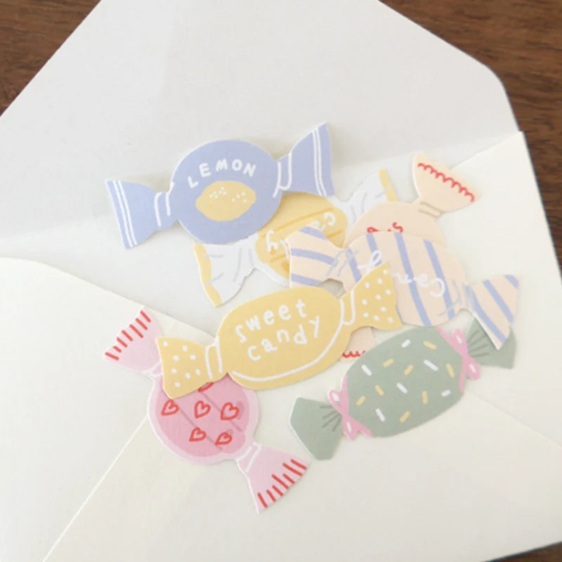 SUATELIER Cereal Stickers Candy Shop