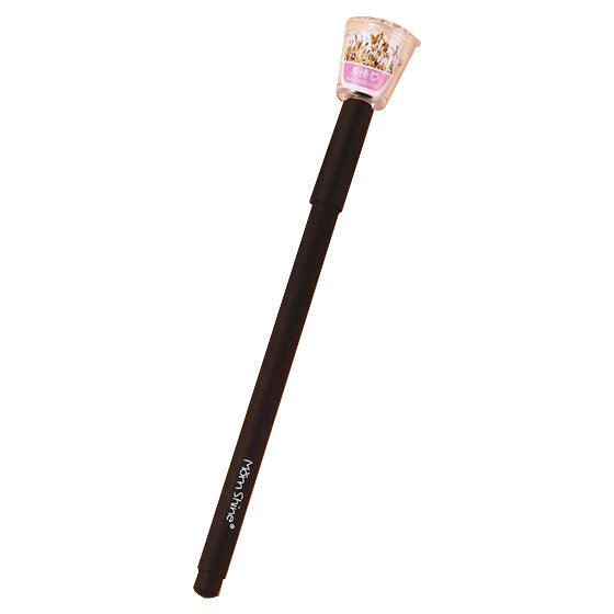 MORN SHINE Mini Plant Pen Opaque Barrel Heartleaf Grass / Black