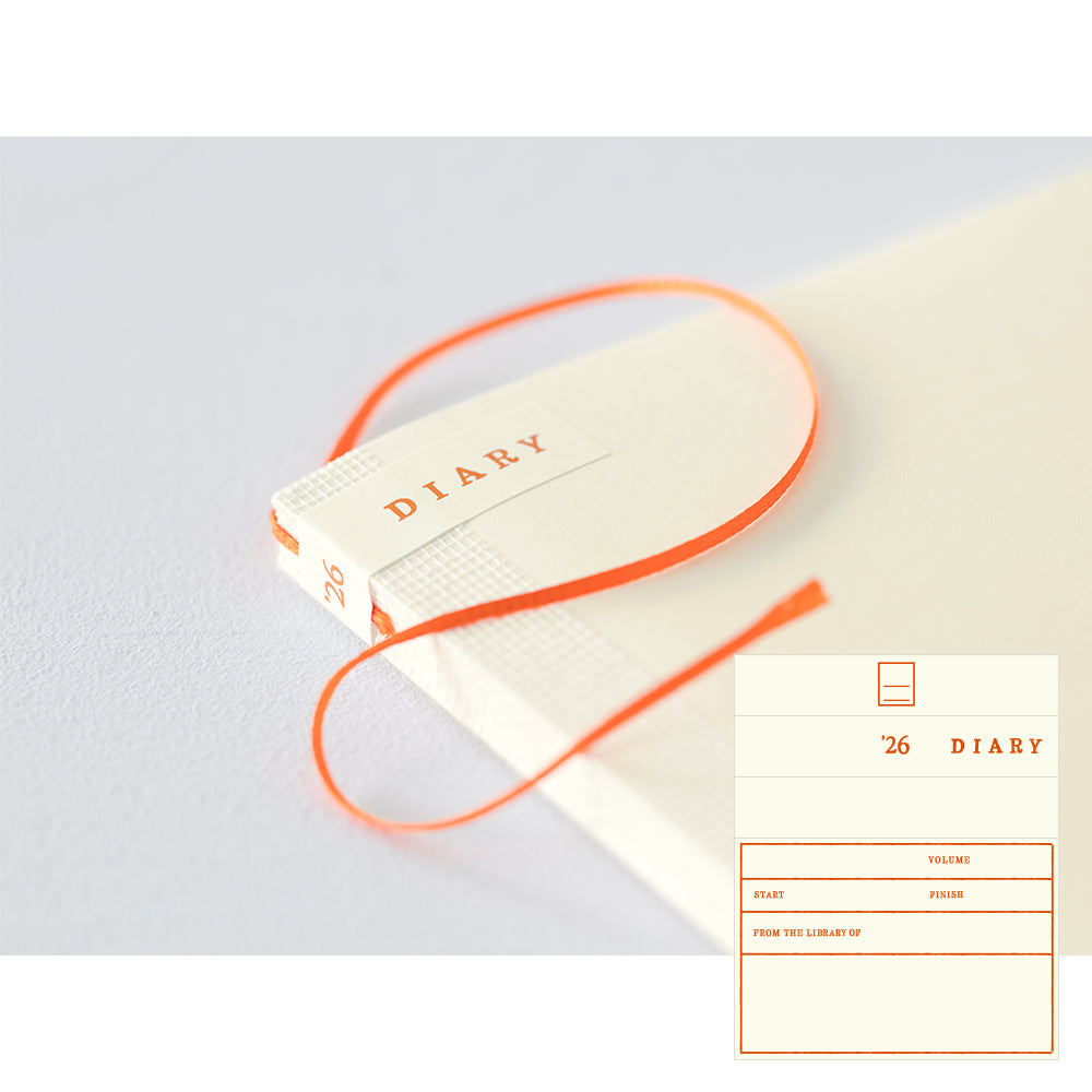 MIDORI MD 2026 Notebook Diary A6