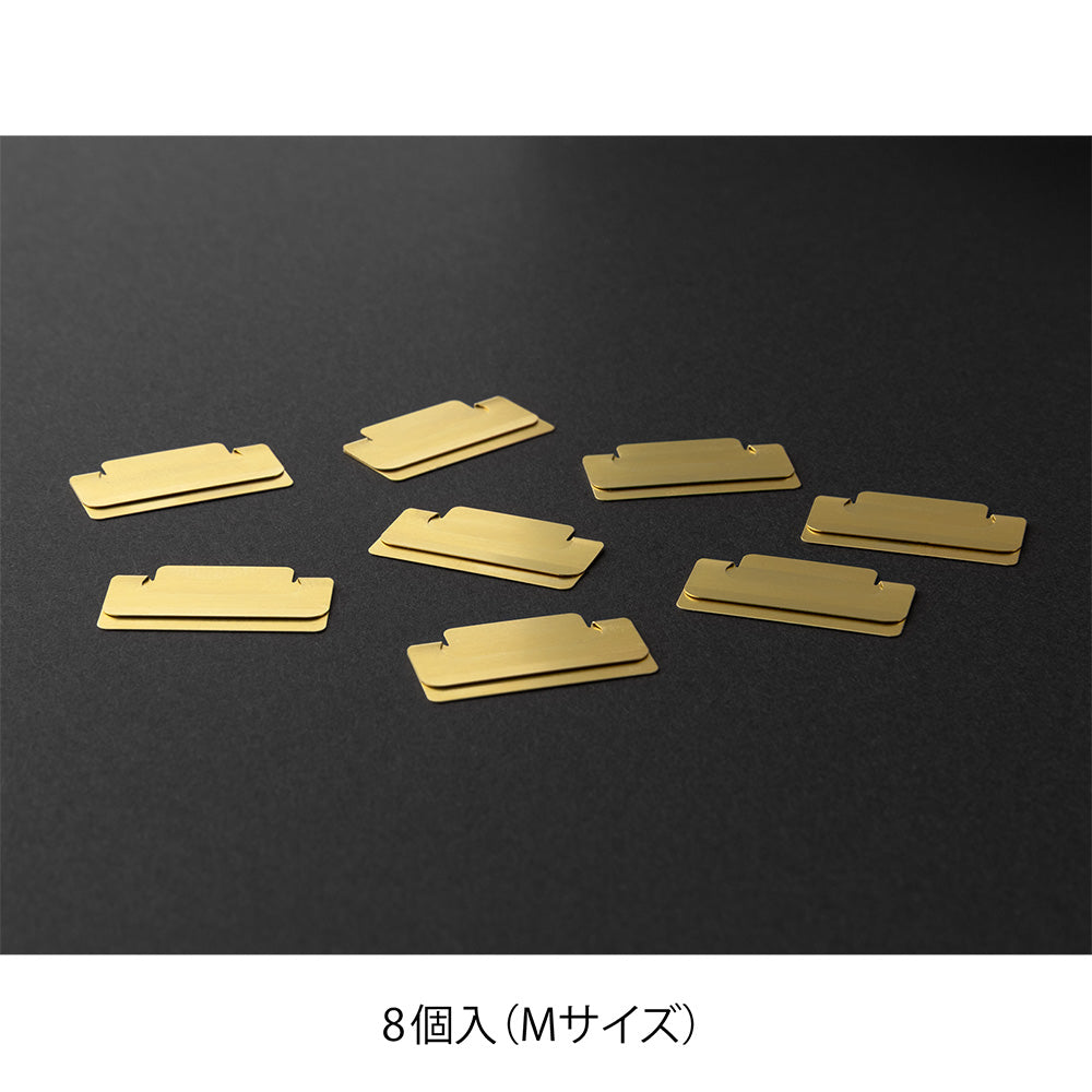 MIDORI Index Clip Chiratto Brass