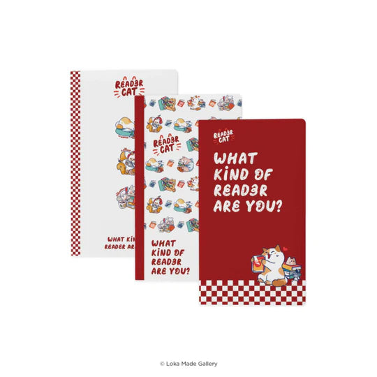 LOKAMADE Notebook Bundle 3in1 NB602: Reader Cat