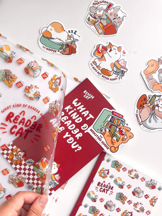 LOKAMADE Notebook Bundle 3in1 NB602: Reader Cat