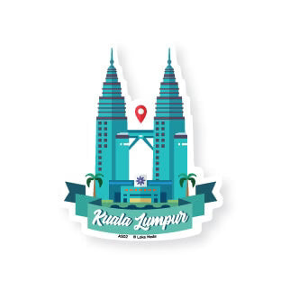 LOKAMADE Adventure Seals Set Luggage Sticker ASS01: Set A