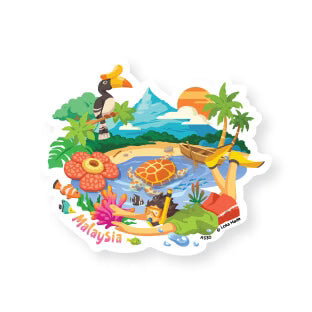 LOKAMADE Adventure Seals Set Luggage Sticker ASS03: Set C