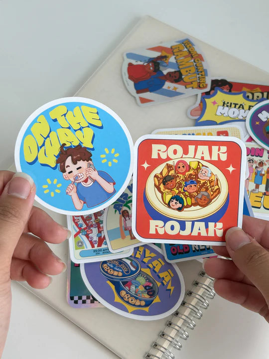 LOKAMADE Adventure Seals Set Luggage Sticker ASS14: Kita Punya Moments Vol.2