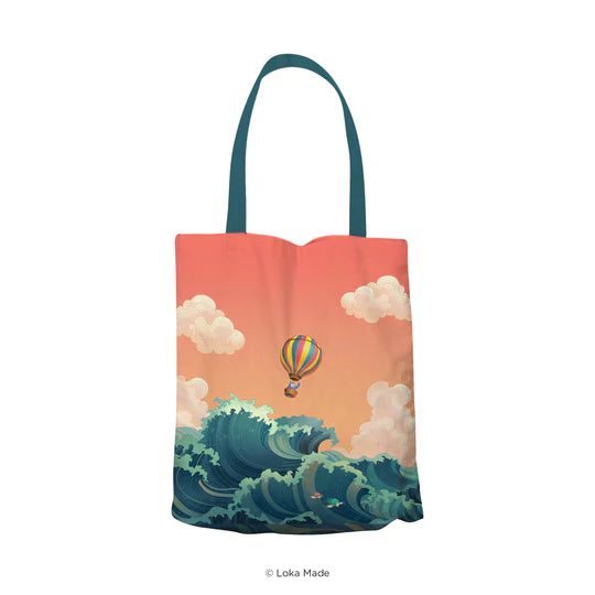 LOKAMADE Tote Bag TT06: Ride My Wave