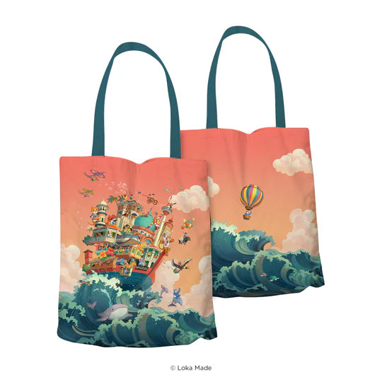 LOKAMADE Tote Bag TT06: Ride My Wave