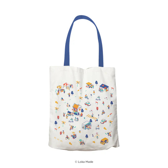 LOKAMADE Tote Bag TT15: One Day at a Time