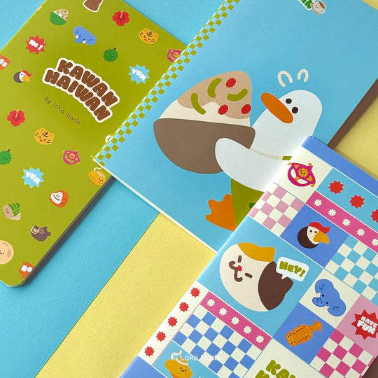 LOKAMADE Kawan-Haiwan Notebook Bundle 3in1 NB604: Blue-tiful Bonds