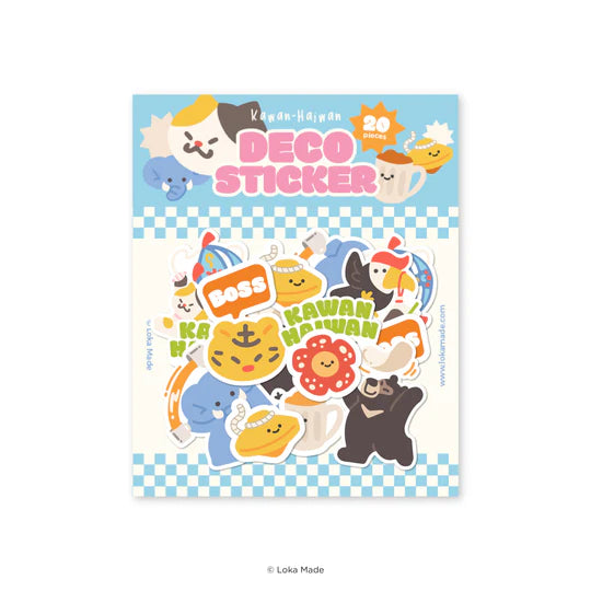 LOKAMADE Kawan-Haiwan Deco Sticker DS-KH01: Blue-tiful Bonds