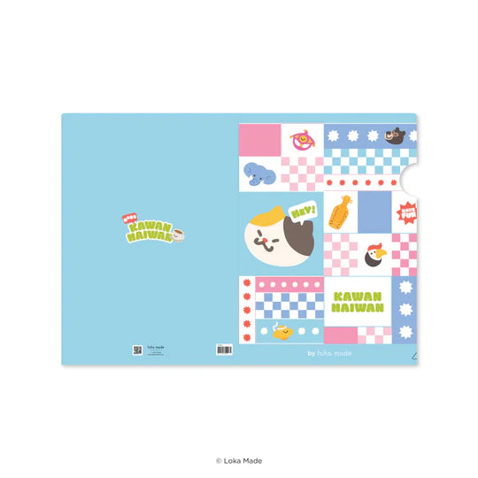 LOKAMADE Kawan-Haiwan Folder A4 FDB38: Blue-tiful Bonds