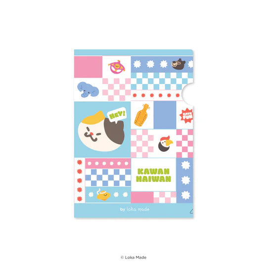 LOKAMADE Kawan-Haiwan Folder A4 FDB38: Blue-tiful Bonds