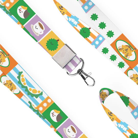 LOKAMADE Kawan-Haiwan Lanyard Long LYL-KH02: Tea Pals