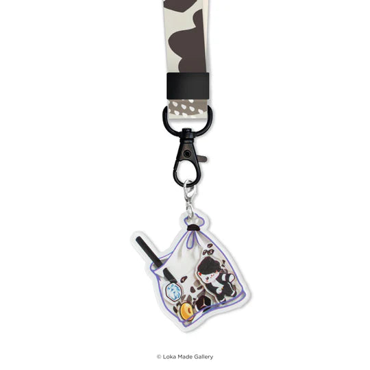 LOKAMADE Ikat Tepi Lanyard Short LYS403: Michael Jackson