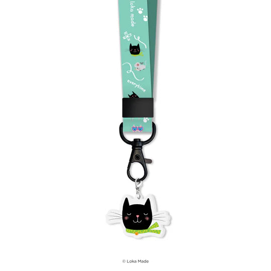 LOKAMADE Lanyard Short LYS602: It's Cozy Time Strap (Green)