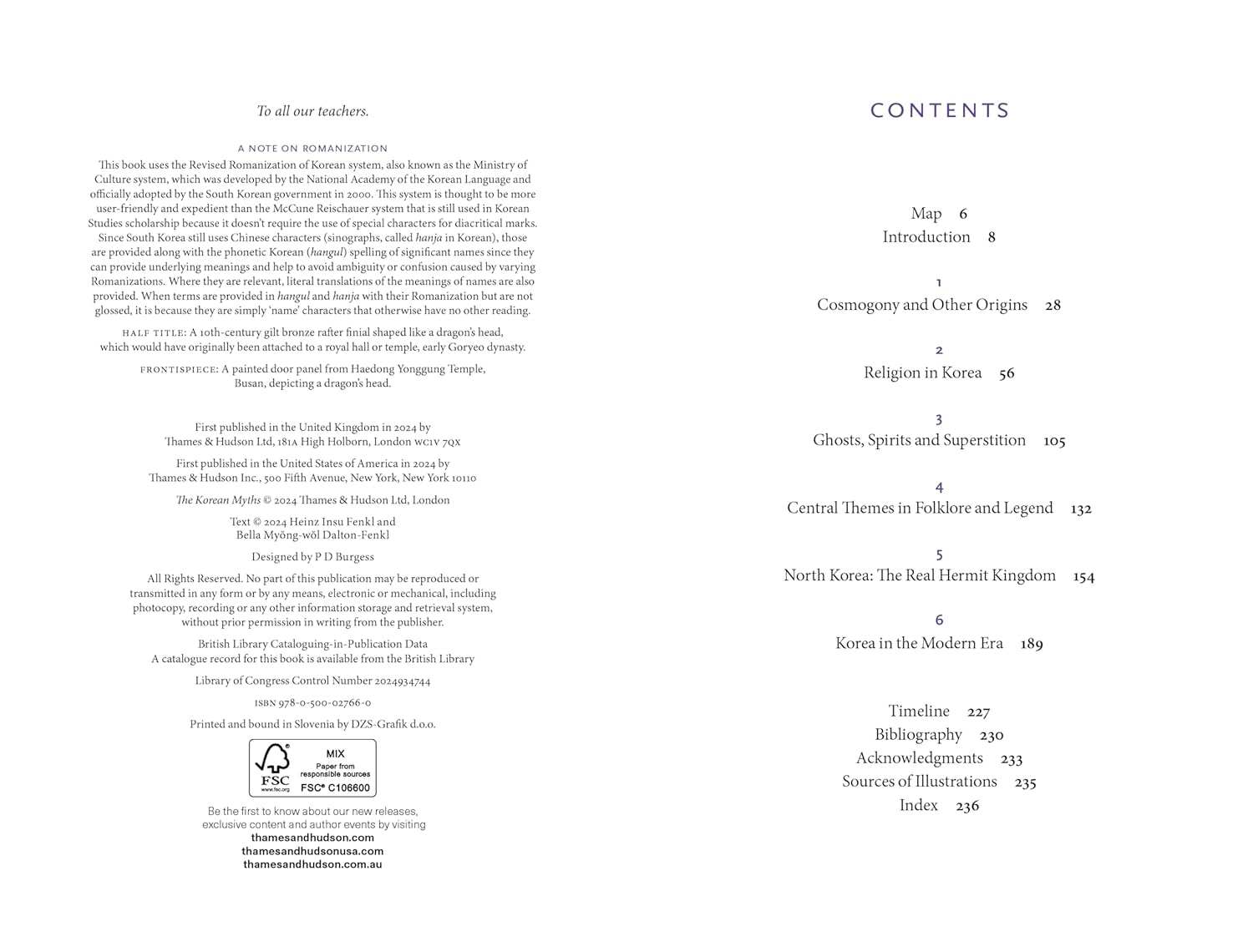 The Korean Myths: A Guide to the Gods, Heroes and Legends by Heinz Insu Fenkl & Bella Dalton-Fenkl