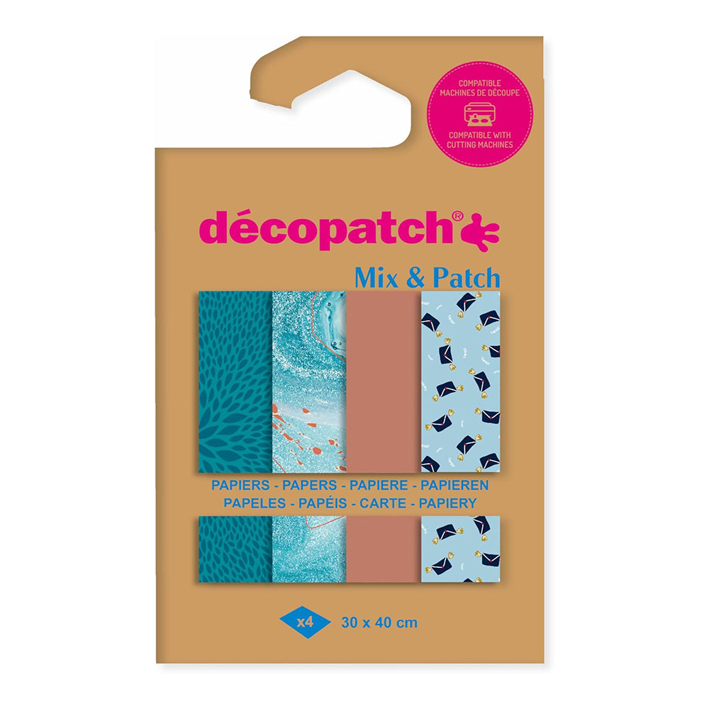 DECOPATCH Papers: Mix & Patch 4s Bleu of You