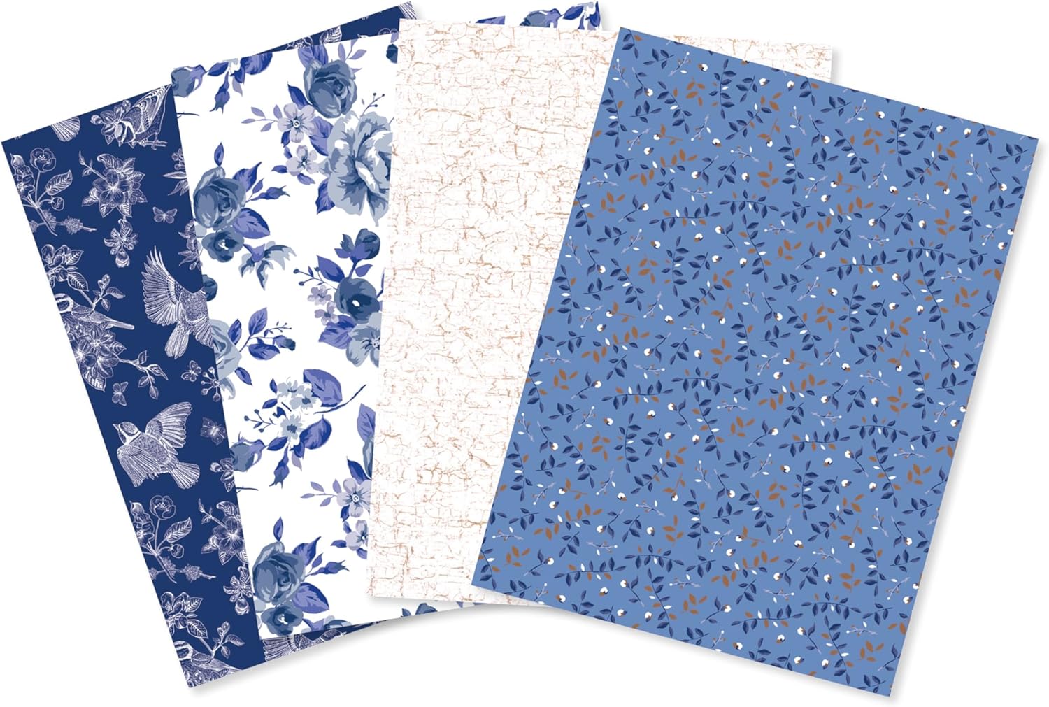 DECOPATCH Papers: Mix & Patch 4s Shade of Blue