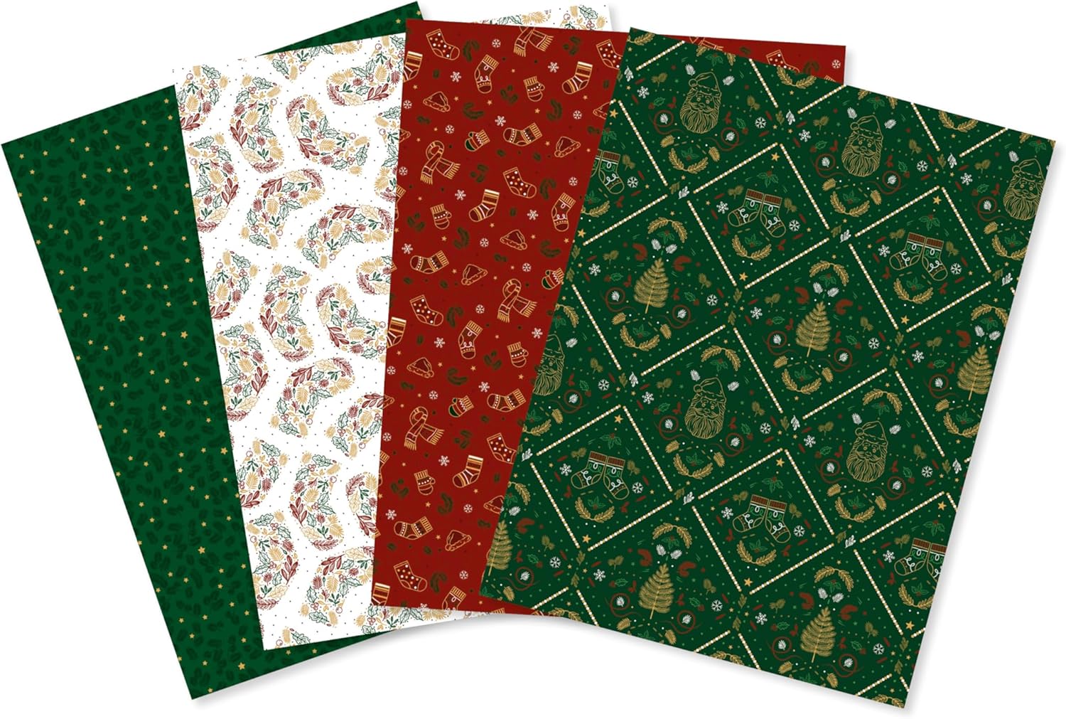 DECOPATCH Papers: Texture Collection 4s Vintage Christmas