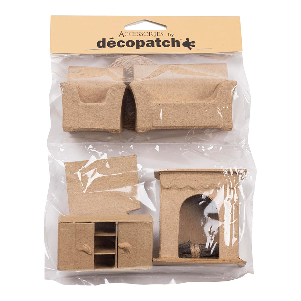 DECOPATCH Objects: Pulp Small-Living Room Miniatures 6s