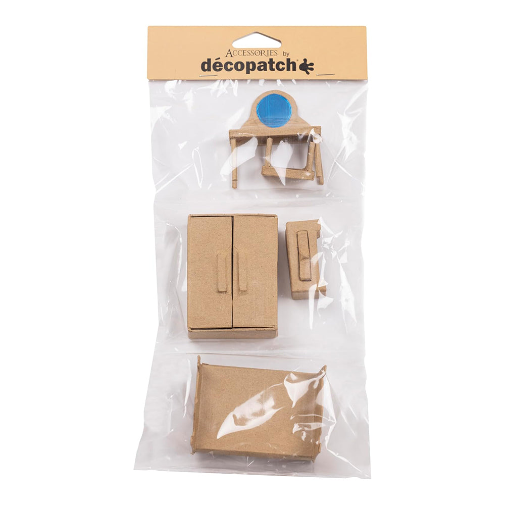 DECOPATCH Objects: Pulp Small-Bedroom Miniatures 6s