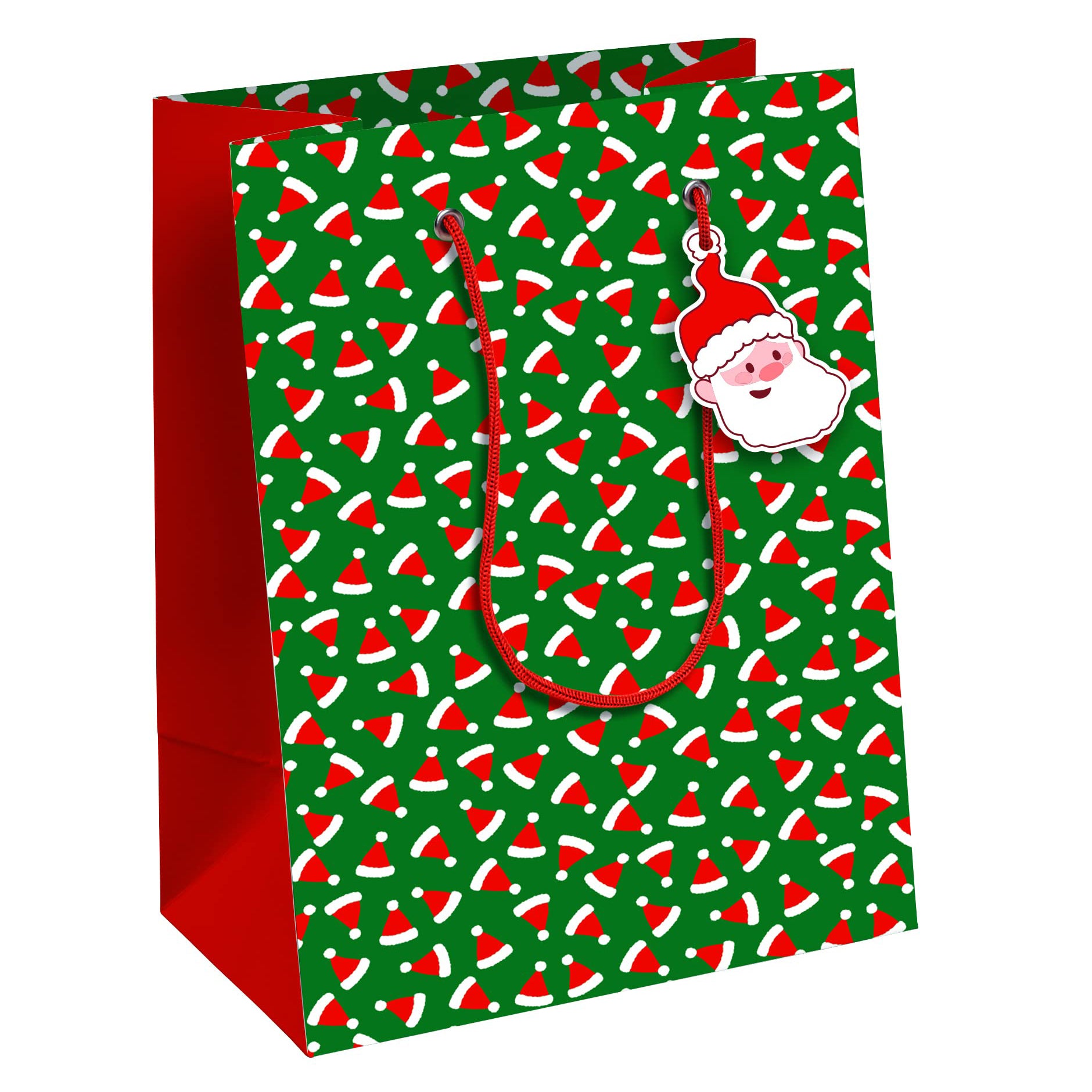 CLAIREFONTAINE Gift Bag Medium 21.5x10.2x25.3cm Petit Papa Noel