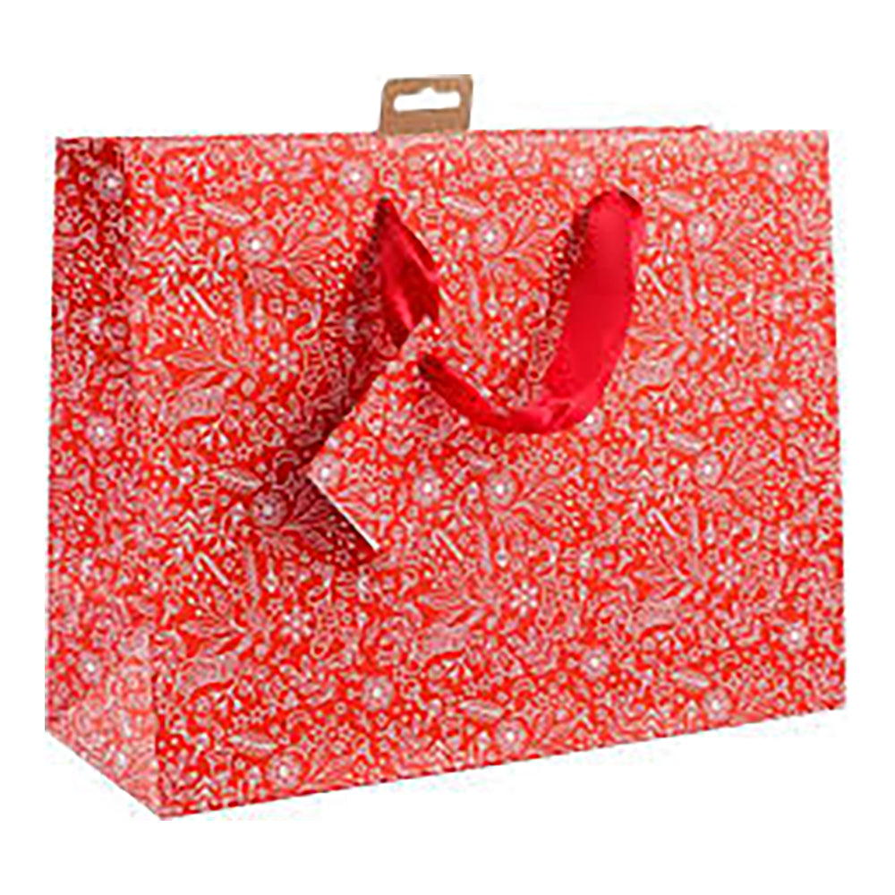 CLAIREFONTAINE Premium Gift Bag Shopper 32x13x24.5cm Santa