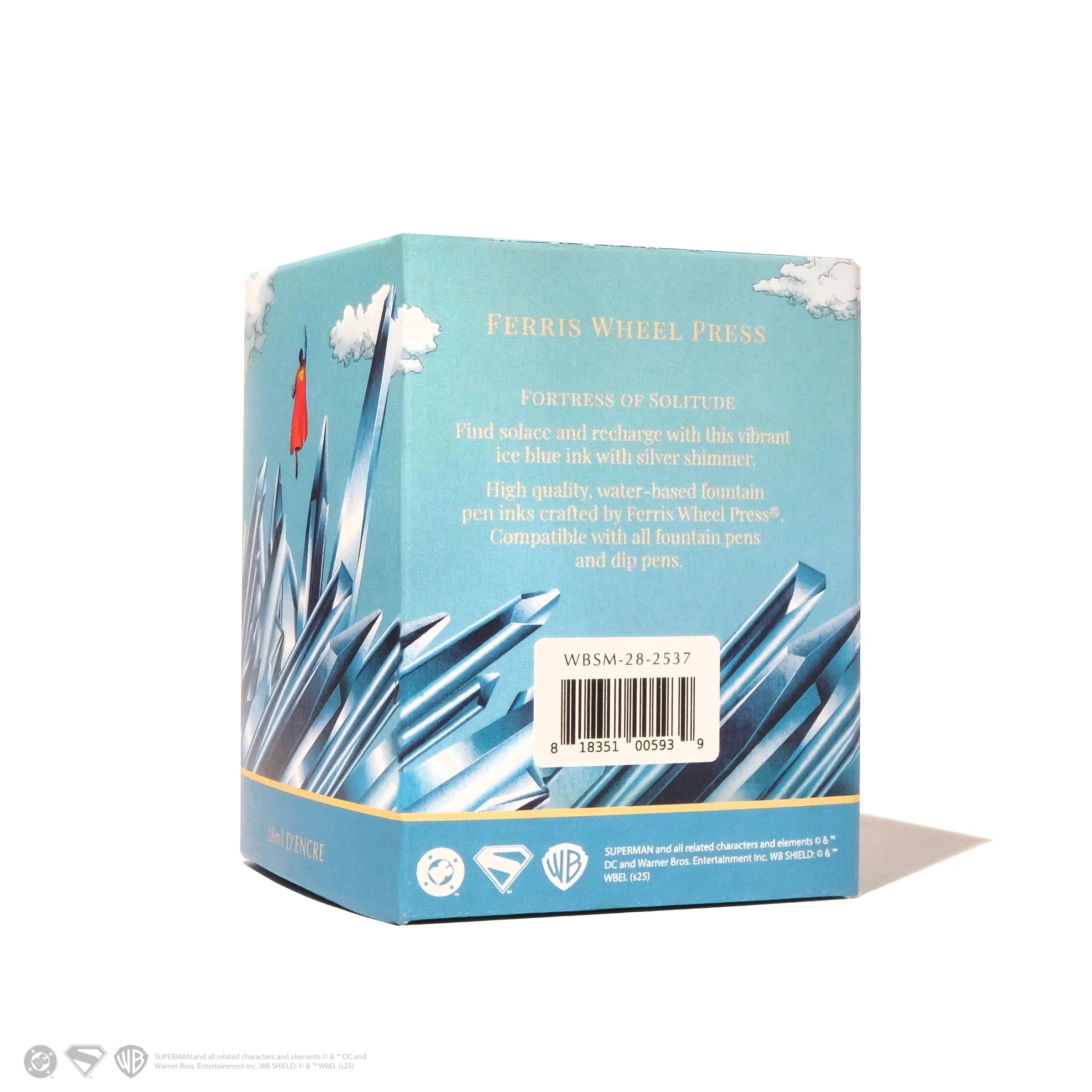 FERRIS WHEEL PRESS x Superman Fountain Pen Ink 28ml Frozen Fortress