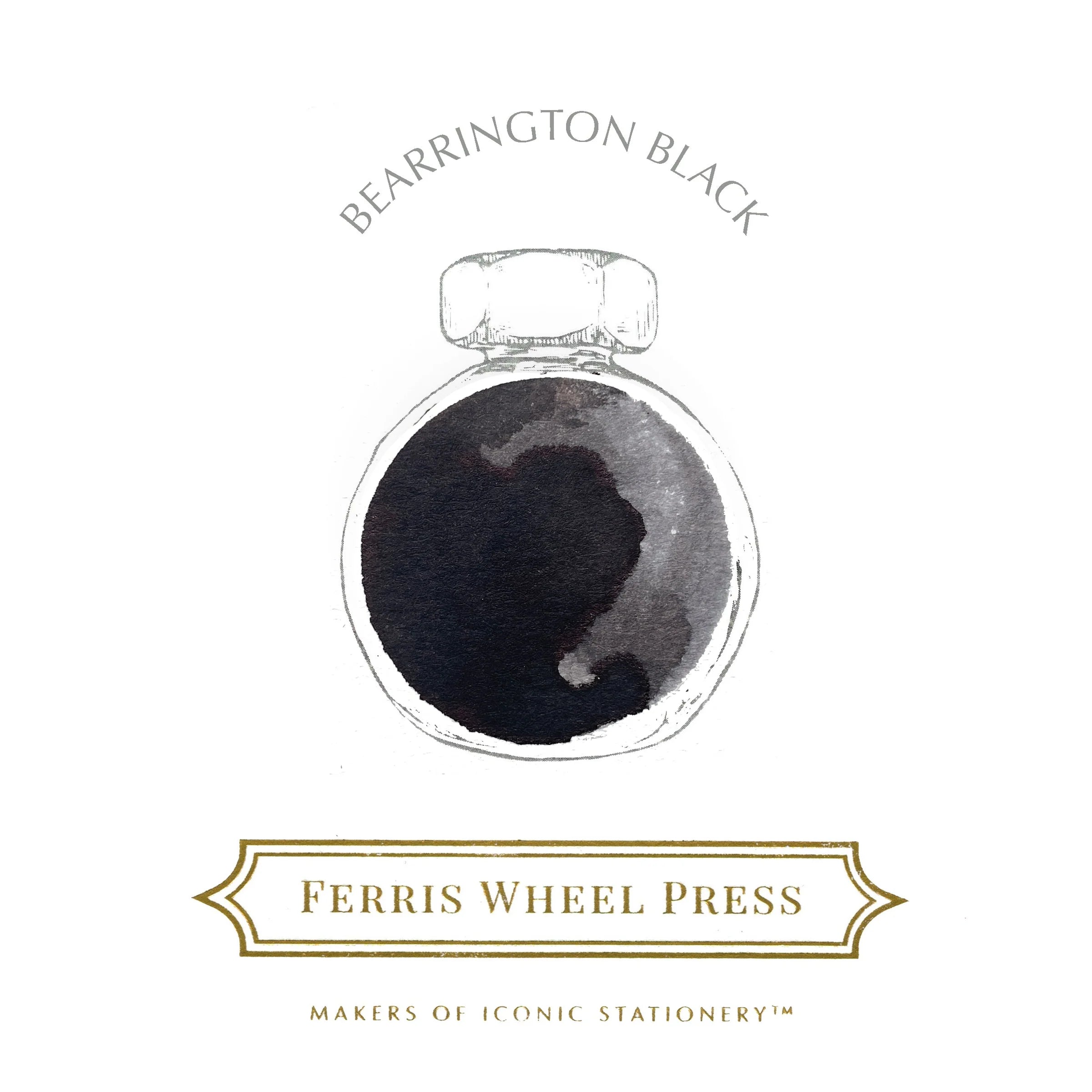 FERRIS WHEEL PRESS Fountain Pen Ink 10ml Bearrington Black