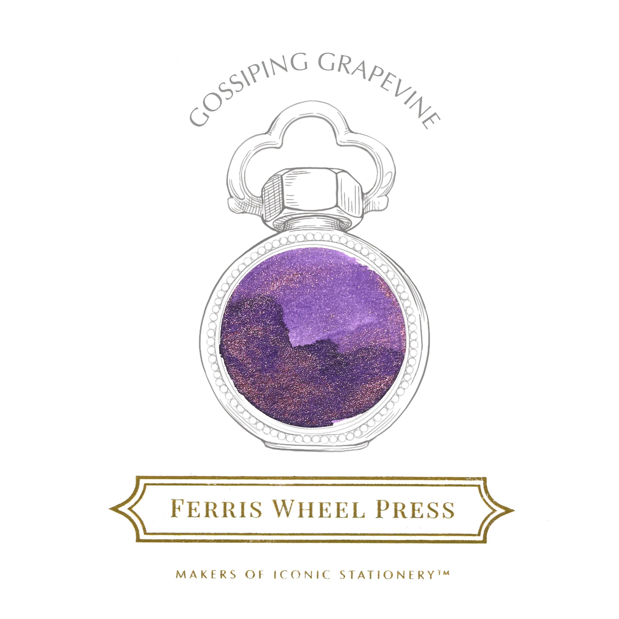 FERRIS WHEEL PRESS Fountain Pen Ink 10ml Gossiping Grapevine