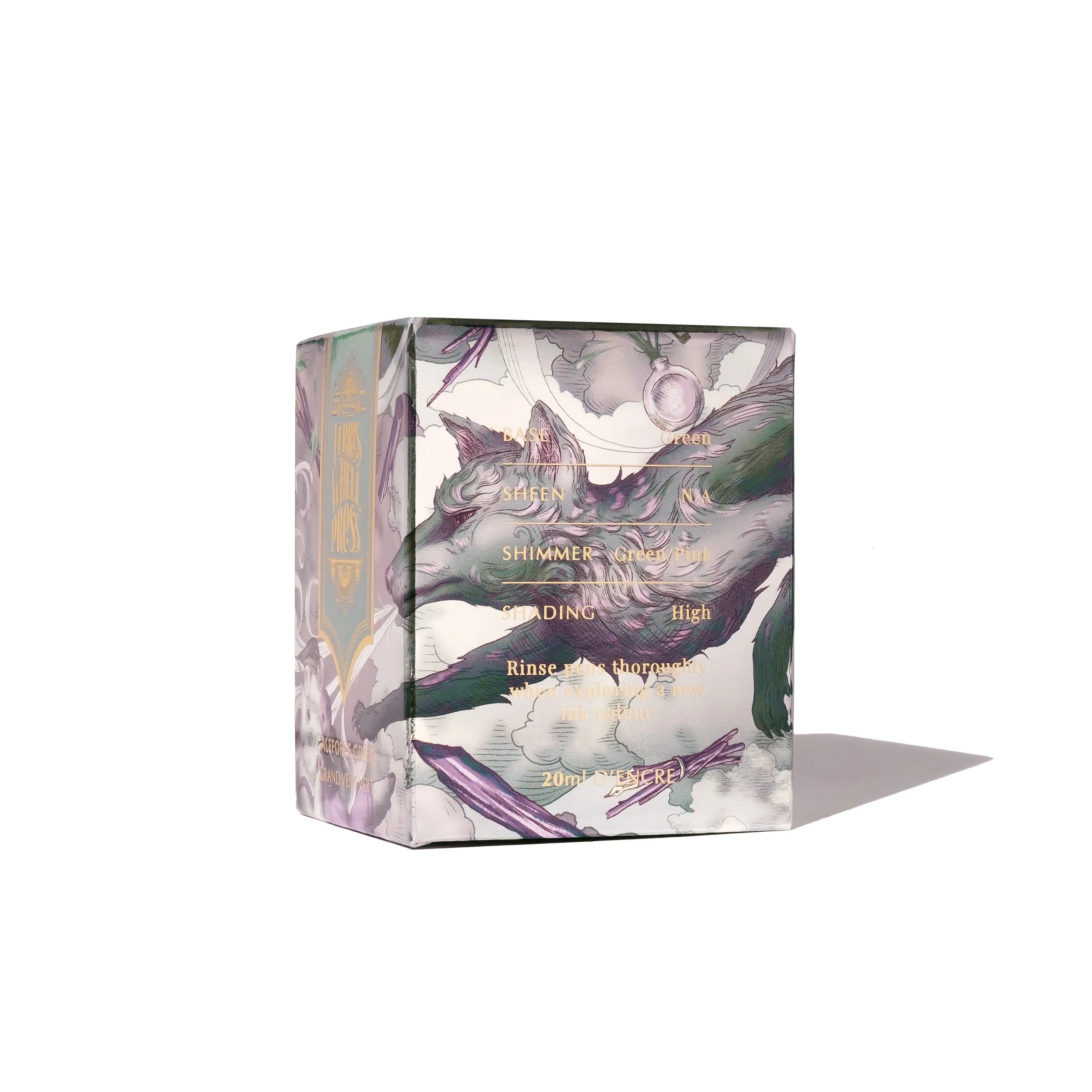 FERRIS WHEEL PRESS Fountain Pen Ink 20ml Ferritales Galeforce Green