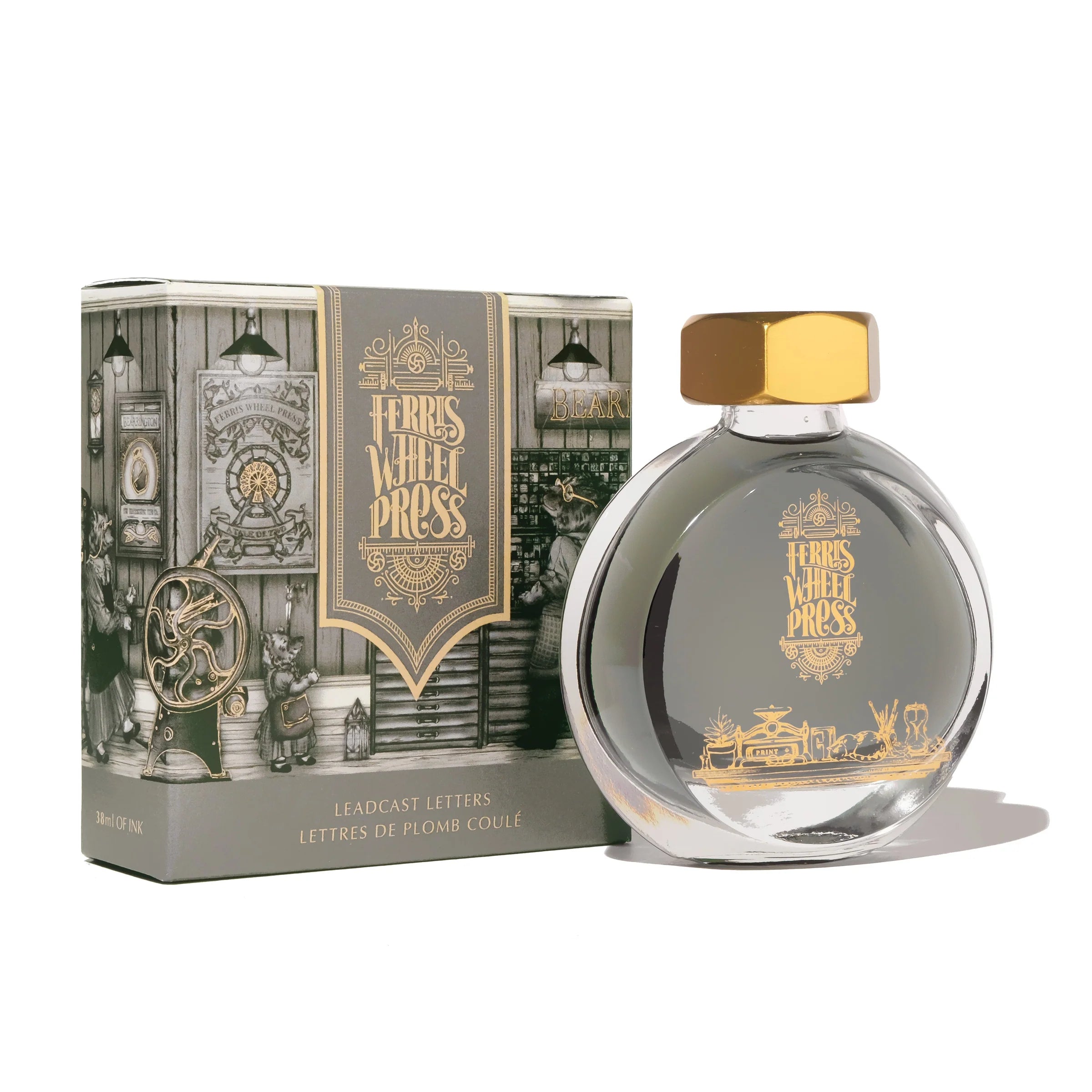 FERRIS WHEEL PRESS Fountain Pen Ink 38ml Leadcast Letters