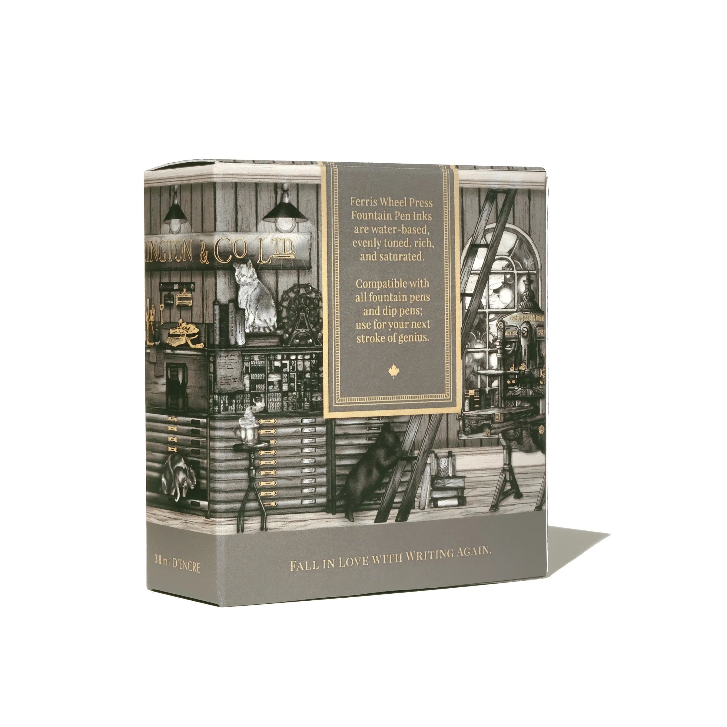 FERRIS WHEEL PRESS Fountain Pen Ink 38ml Leadcast Letters