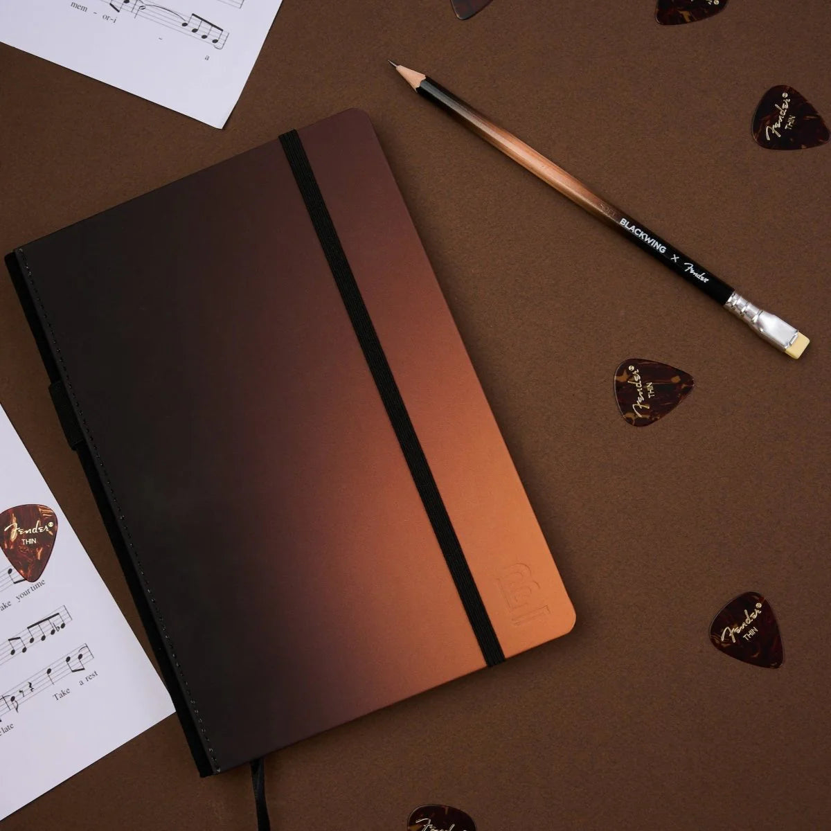 BLACKWING x Fender Sunburst Slate Notebook