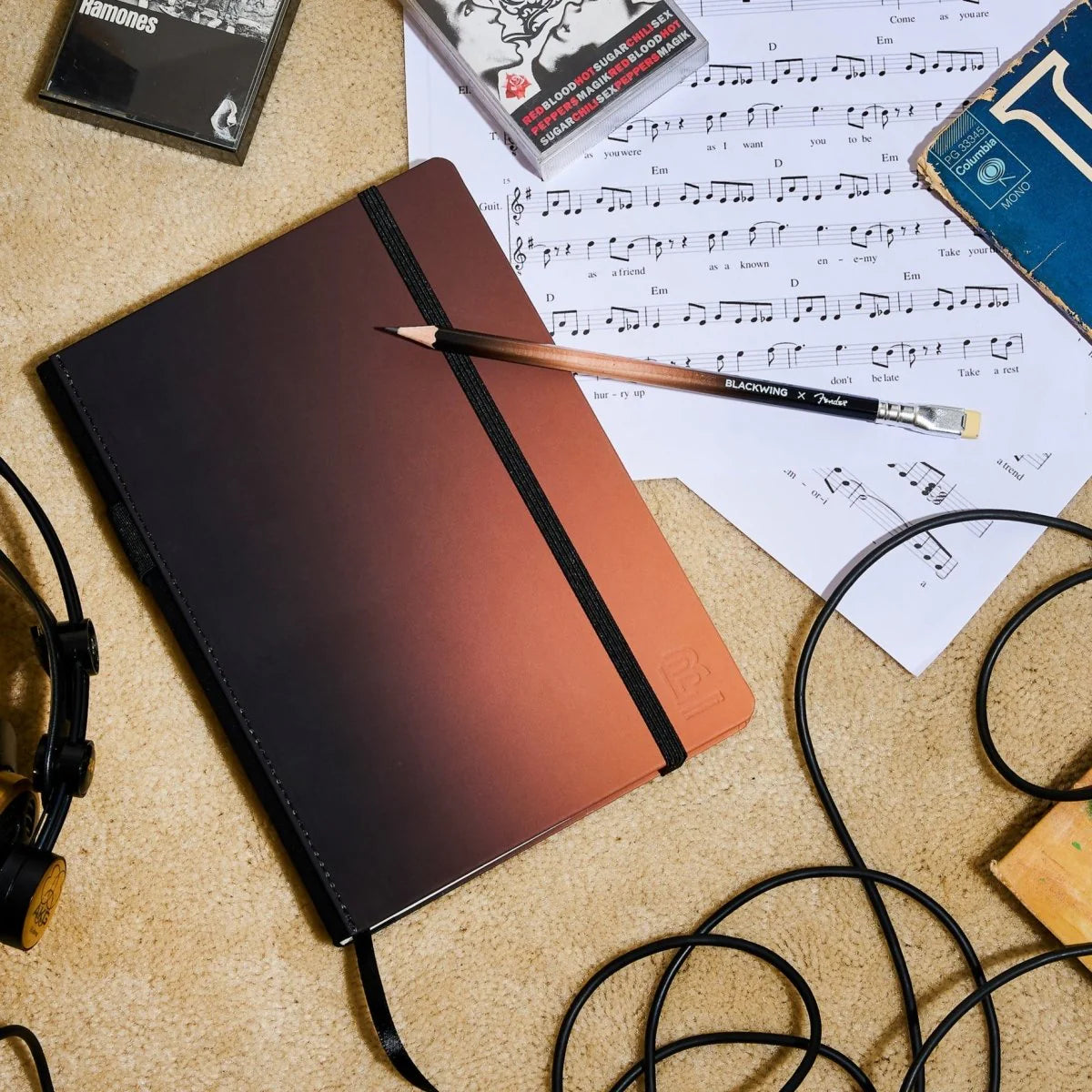 BLACKWING x Fender Sunburst Slate Notebook
