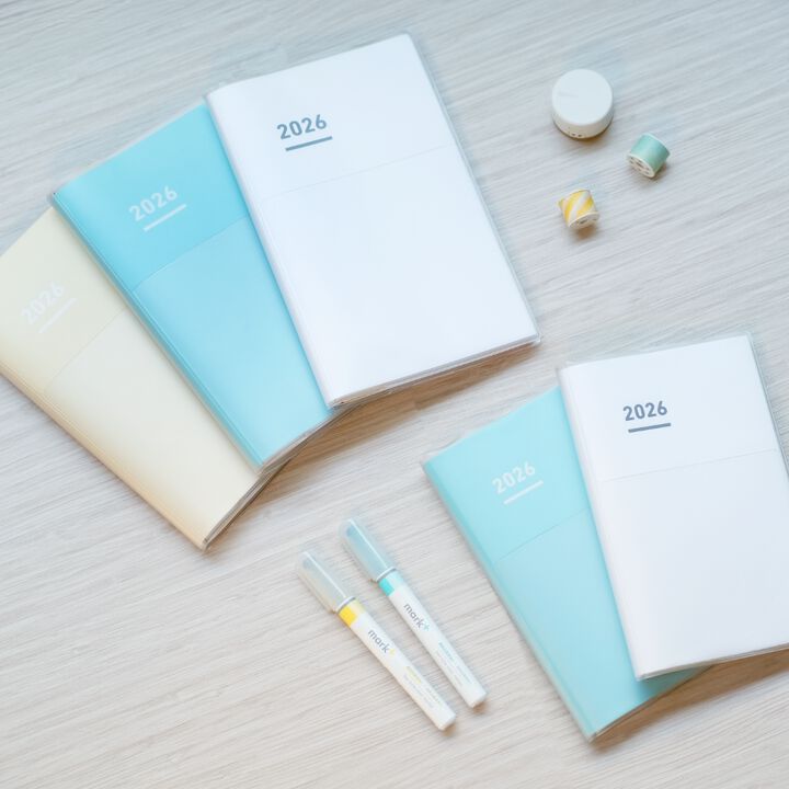 KOKUYO 2026 Jibun Techo Diary mini White