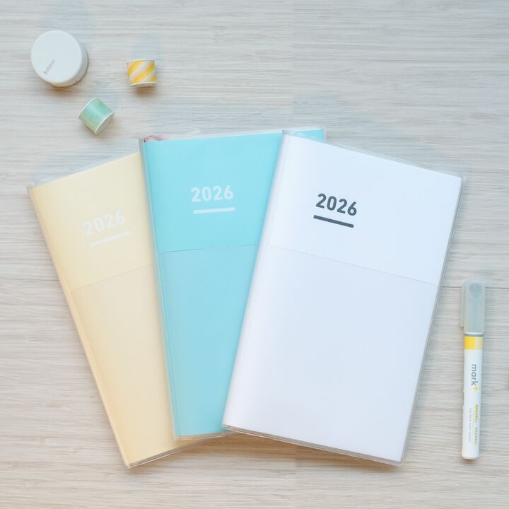 KOKUYO 2026 Jibun Techo Diary mini White