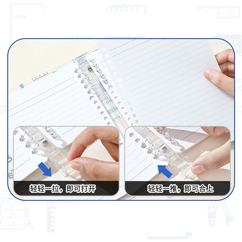 KOKUYO x eric Campus Binder Notebook A5 40s Navy
