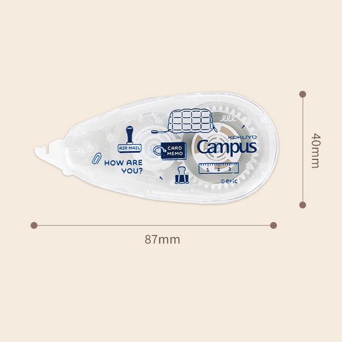 KOKUYO x eric Campus Correction Tape Navy