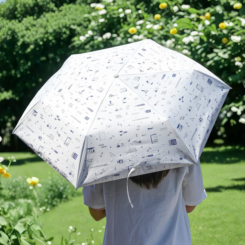 KOKUYO x eric Folding Umbrella 55cm Black