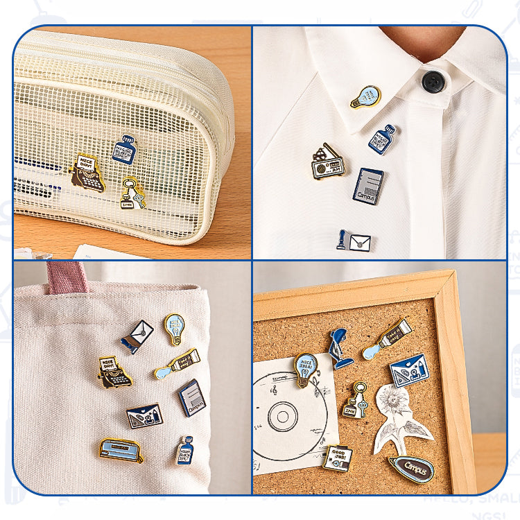 KOKUYO x eric Pin Badge Set 2 Nemu Nemu
