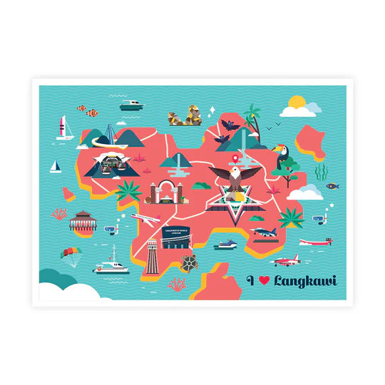 LOKAMADE Malaysia Series Postcard MSP46: Bird of Paradise