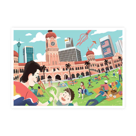 LOKAMADE Malaysia Series Postcard MSP75: Unity Square