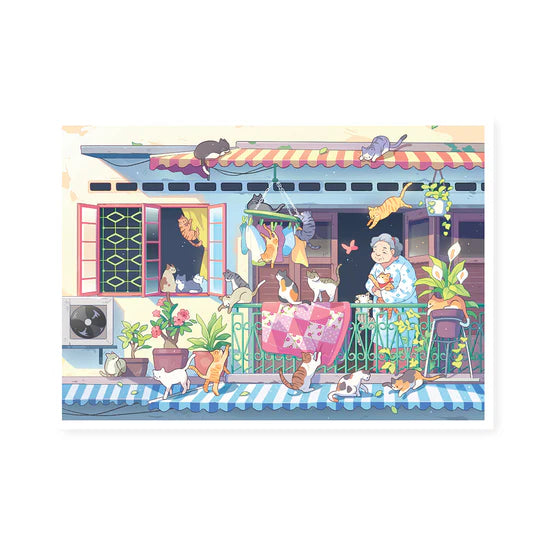 LOKAMADE Malaysia Series Postcard MSP80: Furry Friends